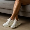 CUSHIONAIRE Trax Lace-Up Mesh Womens Shoes - Lightweight Platform Fashion Sneakers Casual Gym Shoes for Women - 3 of 4