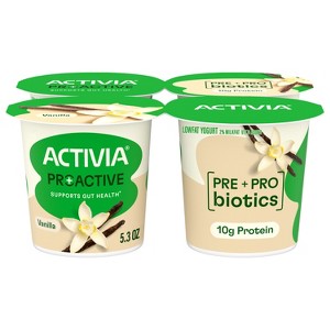 ACTIVIA Vanilla Probiotic Yogurt Cups - 21.2oz/4ct - 1 of 4