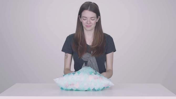 Marta Barragan Camarasa Big Flowers Oblong Lumbar Throw Pillow Pink - Deny Designs, 2 of 5, play video