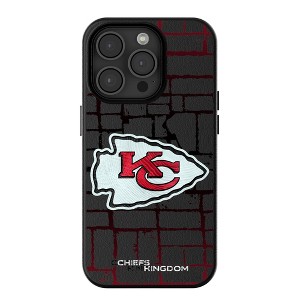 Kansas City Chiefs Brick Wall MagSafe Compatible Cell Phone Case for iPhone 16 - 1 of 4