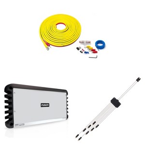 Fusion Entertainment SG-DA82000 Signature Series 8 Channel Marine Amplifier with Fusion RCA Cable Dual Female To 8-way Male Splitter and 7 Meter Ma... - 1 of 4