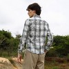 Campus Sutra Men Men's Moon Grey Splash Check Shirt - 4 of 4