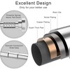 LunaLulinlk Shower Curtain Rod extendable(18-78Inch), Splice mounting design, Non-Slip, Never Rust, Tension Curtain Rod - 2 of 4