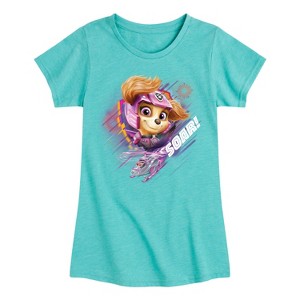 Girls' - Paw Patrol - Skye Soar Fitted Short Sleeve Graphic T-Shirt - 1 of 4