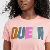 Black History Month Women's Legendary Rootz Queen Graphic T-Shirt - Pink - 4 of 4