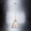 Urban Ambiance Luxury Industrial Pendant Light,  13" x 13",  Brushed Nickel Finish, UHP2990 - 4 of 4