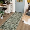 Fulvari Washable Runner Rug,Non-Slip Boho Vintage Hallway Rug with Rubber Backing, Stain Resistant Distressed Carpet Runner for Kitchen - 4 of 4