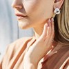Sanctuary Project by sanctuaire Geo Textured Knot Stud Earring Silver - 3 of 3