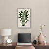 Art Remedy Green Vase II Minimalistic Botanical and Floral Art Prints Framed - 2 of 4