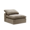 38" Naveen Accent Chair Khaki Linen - Acme Furniture - 2 of 4