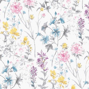 Laura Ashley Wild Meadow Multicolor Wallpaper - 1 of 4