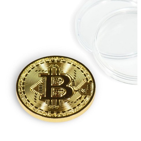 Bitcoin Copper Round Copper Coin, Not Plated