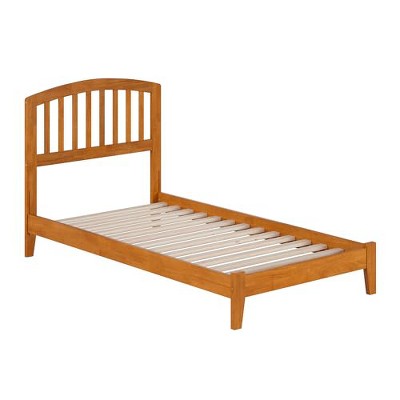 AFI Furnishings AFI Richmond Low Profile Solid Wood Platform Bed, Twin, Light Toffee