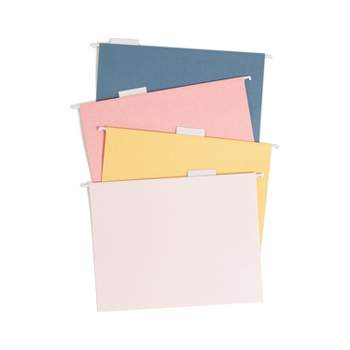 U Brands 12ct Hanging File Folders - Cottage Core