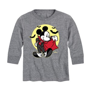 Boys' - Disney - Mickey Vampire Long Sleeve Graphic T-Shirt - 1 of 4