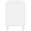 Tay 2 Shelf Pattern Media Stand - MED5012 - White Washed - Safavieh - 4 of 4