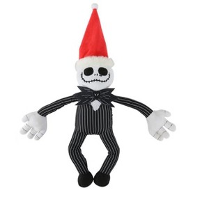 Aoibox Handmade Plush Jack Huggers Tree Topper 1 Piece Poseable Cotton Arms Halloween and Christmas Party Decor 11.8 in Height - 1 of 4