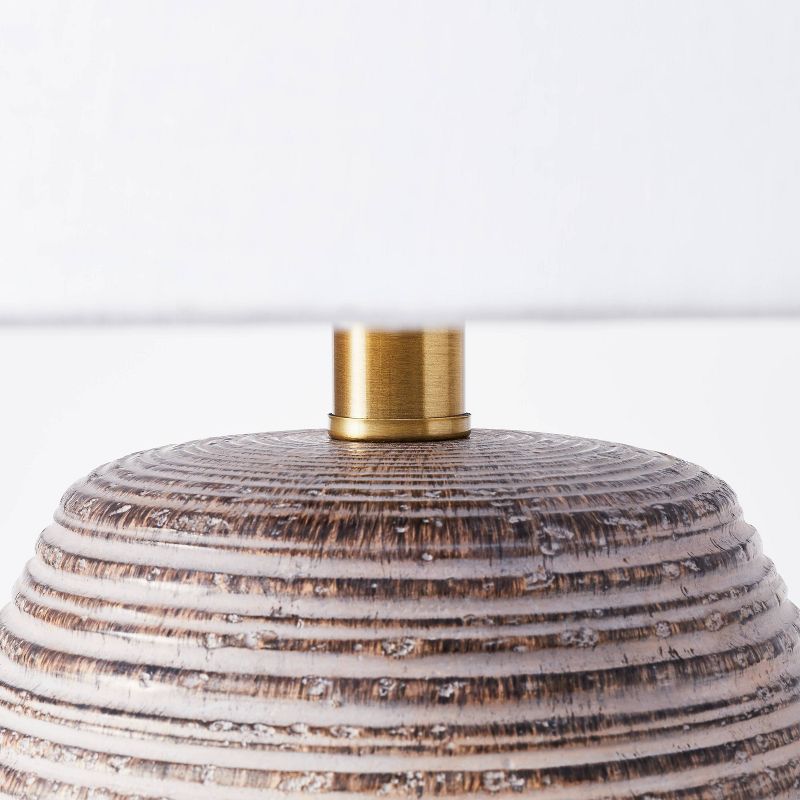 Assembled Resin Table Lamp Tan - Threshold™ designed with Studio McGee, 5 of 12
