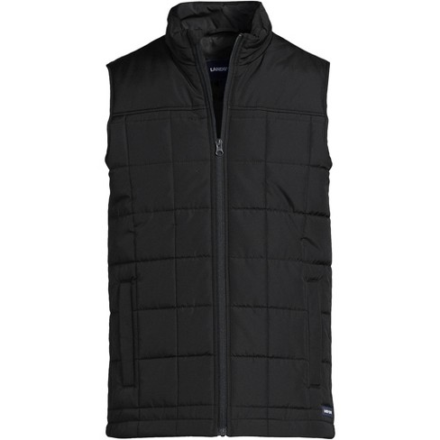 Lands' End Men's Tall Insulated Vest - 2X Large Tall - Black