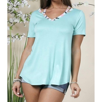 Women's Adana Tee Top - Avery Apparel