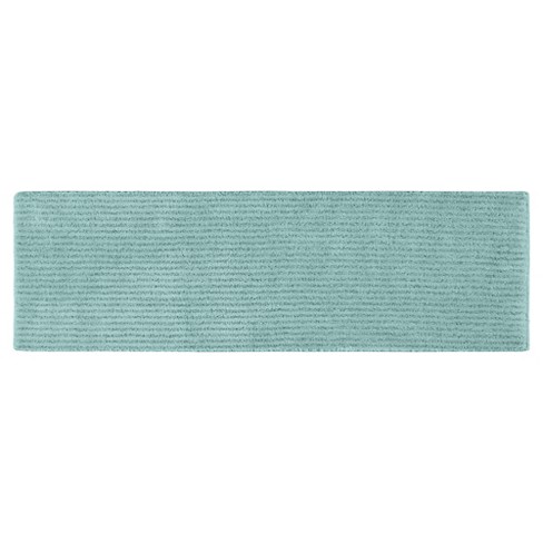 22 x60 Sheridan Plush Washable Nylon Bath Runner Sea Foam Garland Rug Non slip Tufted Machine made Bathroom Mat Target