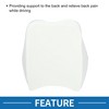 Unique Bargains Car Seat Lumbar Cushion Memory Foam Support Ergonomic Design - 3 of 4