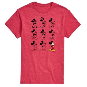 Men's - Disney - Evolution Mickey Mouse Short Sleeve Graphic T-Shirt - 1 of 4