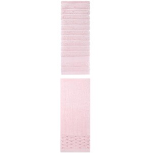 REGALWOVEN Solid Soft Absorbent Cotton Bathroom Hand Towels 14" x 30" 2 Pcs - 1 of 4