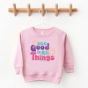 The Juniper Shop SmileyWorld See Good In All Things Toddler Sweatshirt - 3 of 4