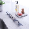 Better Houseware Nonslip Roll-up Stainless Steel Bars Corner Sink Shelf in Silver - 4 of 4