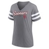 NCAA Oklahoma Sooners Women's V-Neck Notch T-Shirt - 2 of 3