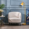 Nordlys Metal and Bouclé Lounge Chair Modern Design Style Upholstery Living Room - 2 of 4