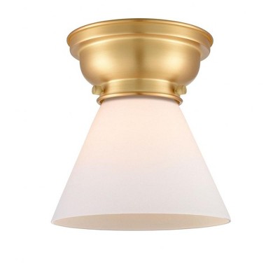 Cone - 1 Light Flush Mount In Industrial Style-7.4 Inches Tall and 7.75 Inches Wide