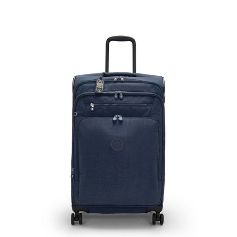 Kipling New Youri Spin Medium 4 Wheeled Rolling Luggage Blue Bleu