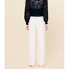 Women's Burnout Velvet Floral Motif Cardigan - SKIES ARE BLUE - 3 of 4