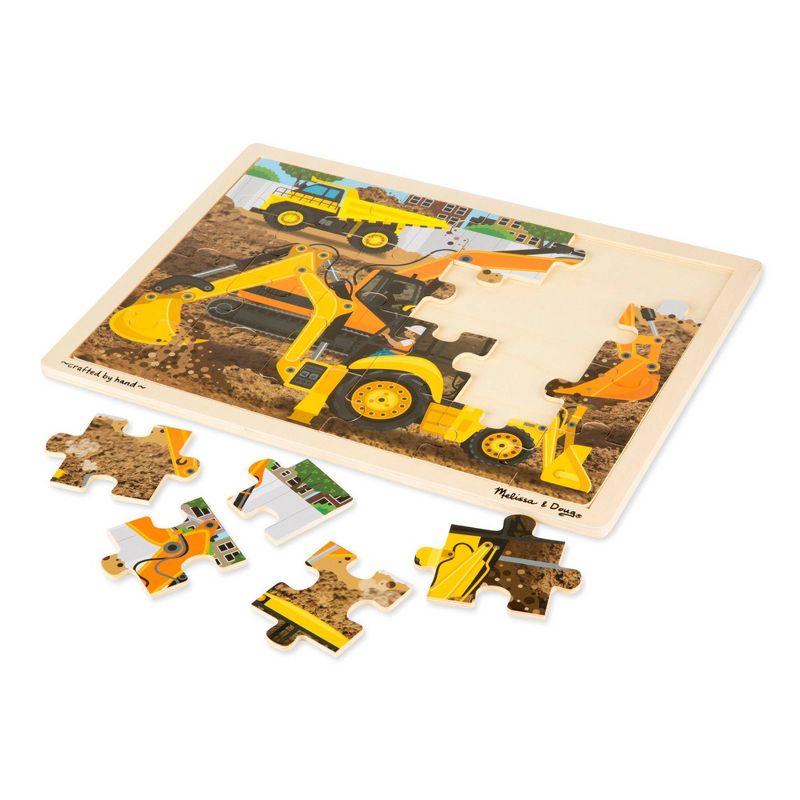 Melissa &#38; Doug Jigsaw Puzzle 3pc Bundle Farm and Construction and Pets, 4 of 8