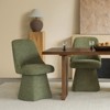 Spruce&Spring Upholstered Swivel Armless Dining Chair for Kitchen Living Room - 2 of 4