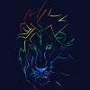 Adult Design By Humans Roar Your Pride Lion Rainbow By WheelsAflame T-Shirt - 2 of 2