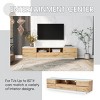 70" TV Stand for 80 Inch TV,Modern Media Console with Ample Storage & Push-to-Open Doors for Living Room-Baofuwish - 3 of 4