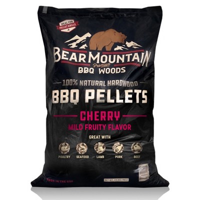 Bear Mountain BBQ FK13 Premium All-Natural Hardwood Mild and Fruity Cherry BBQ Smoker Pellets for Outdoor Grilling, 20lbs