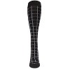 Memoi Unisex Window Pane Knee High Cotton Blend 15-20mmHg Graduated Compression Socks - 2 of 4