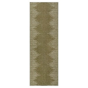 Indoor Modern Soft Washable Area Rugs with Stripped Lines Print for Bedroom Living Room - 1 of 4