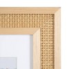 Kate & Laurel All Things Decor 11"X14" Matted to 8"X10" Corah Picture Frame Set Natural - 3 of 4