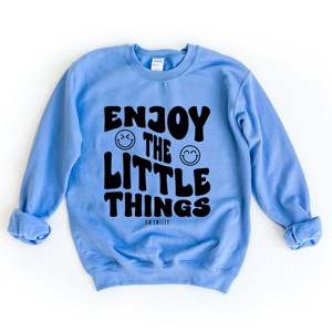Simply Sage Market S.W.Smiley Enjoy The Little Things Sweatshirt - 1 of 4