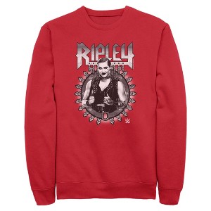 Mens WWE Ripley Black and White Photo Sweatshirt - 1 of 4