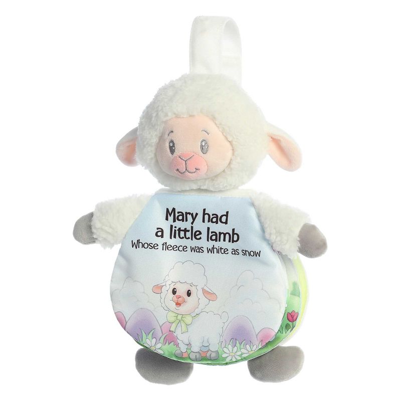 ebba Small Mary Had A Little Lamb Story Pals Educational Baby Stuffed Animal White 9", 5 of 7