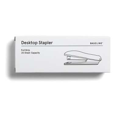 Staples Desktop Stapler Full-Strip Capacity Black BL58136