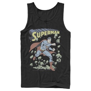 Men's Superman Hero Smash Barriers Tank Top - 1 of 4