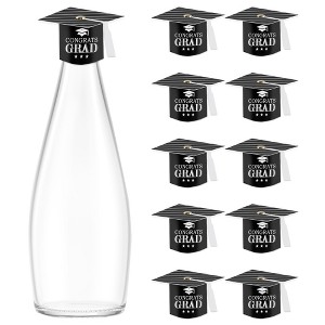 Big Dot of Happiness Graduation Cheers - DIY Grad Cap Graduation Party Bottle Topper Decorations - Set of 20 - 1 of 4