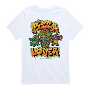 Boys' - Teenage Mutant Ninja Turtles Mutant Mayhem - Pizza Lover Short Sleeve Graphic T-Shirt - 1 of 3